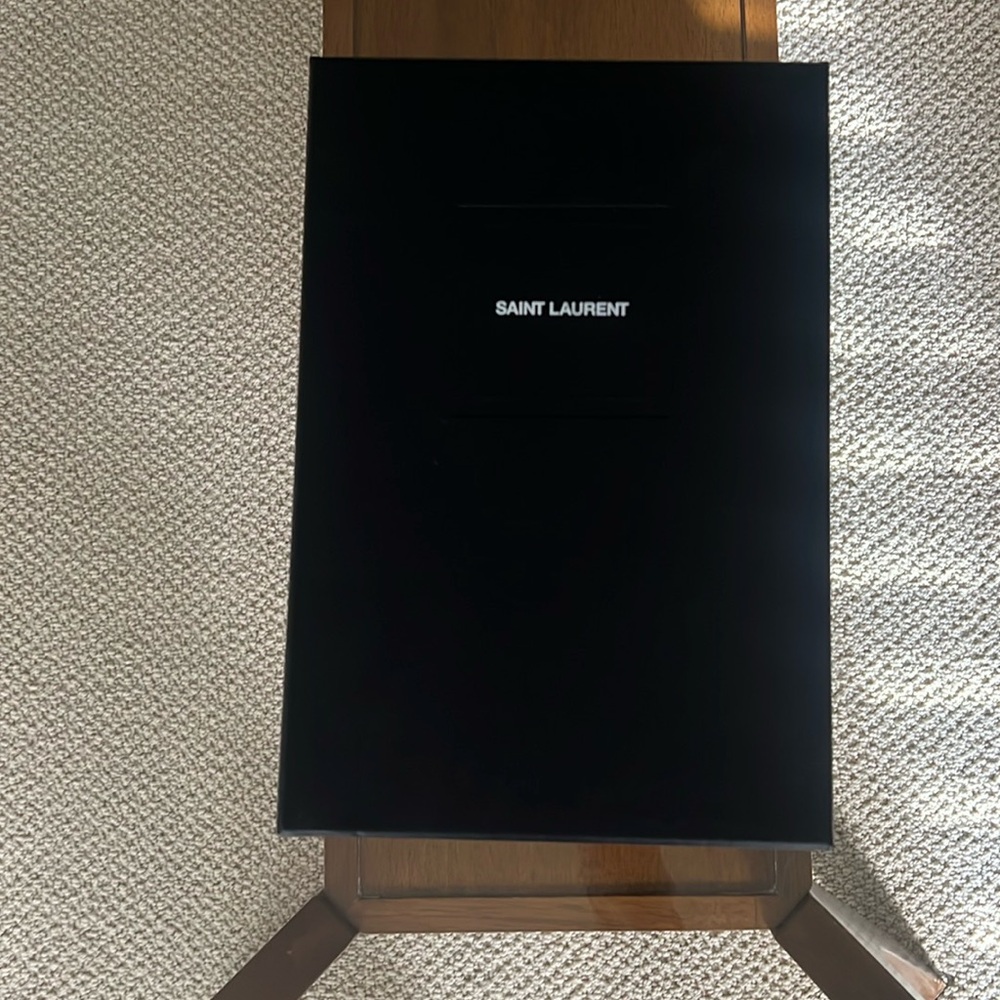 authentic Saint Laurent shoe box ( empty )